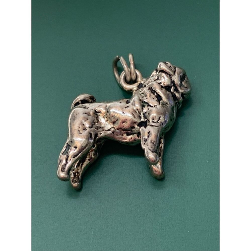 Pug Sterling Silver Jewelry Charm #pet #dog